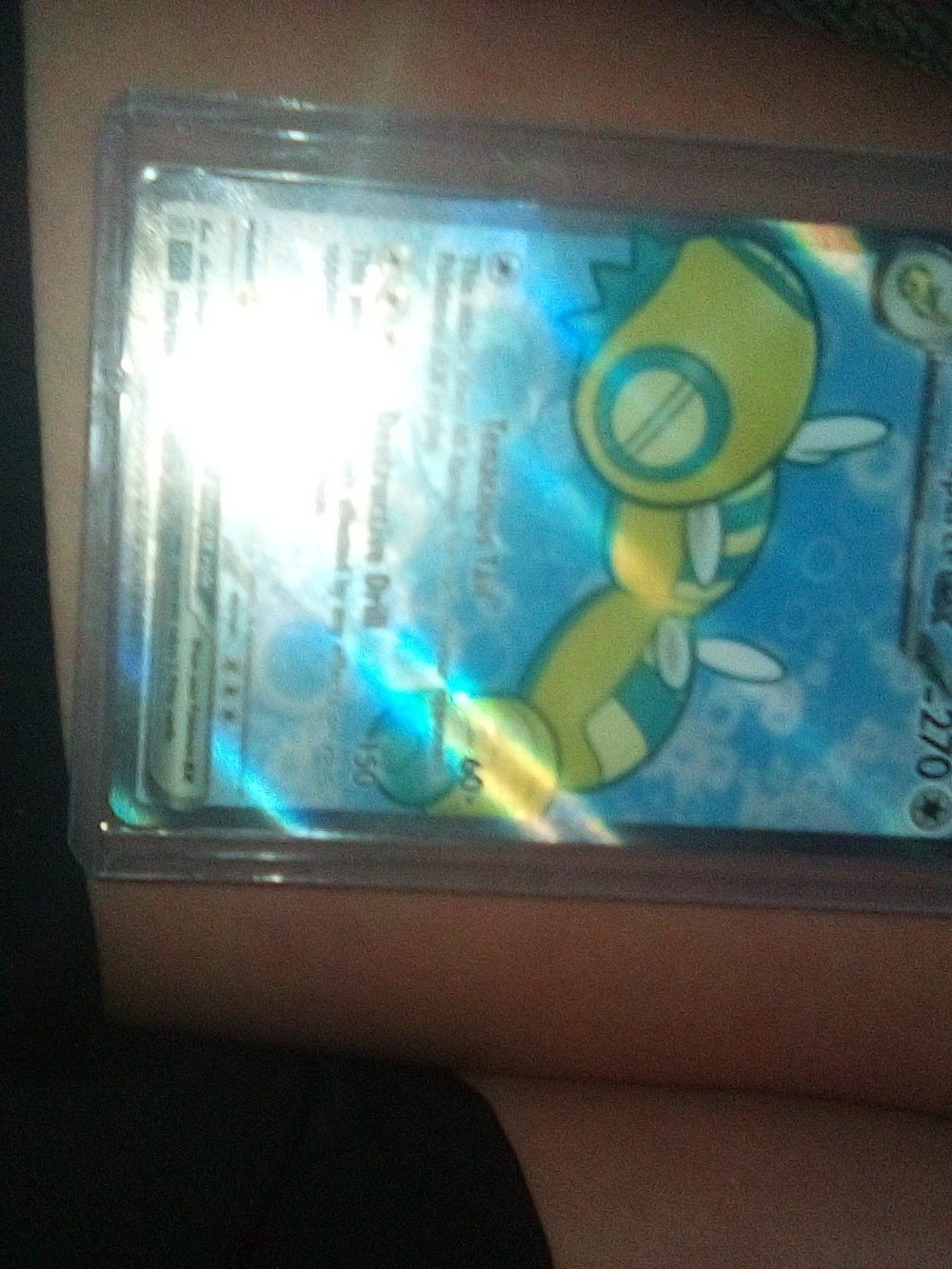 Pokemon Holo Trading Card - Blue and Yellow